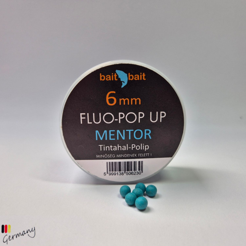 Fluo Pop Up Boilie (6mm): Mentor  -  20g