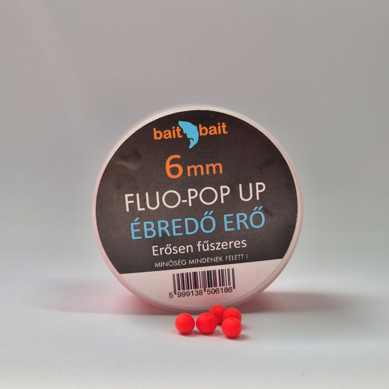 Fluo Pop Up Boilie (6mm): Ébredő Erő -  20g