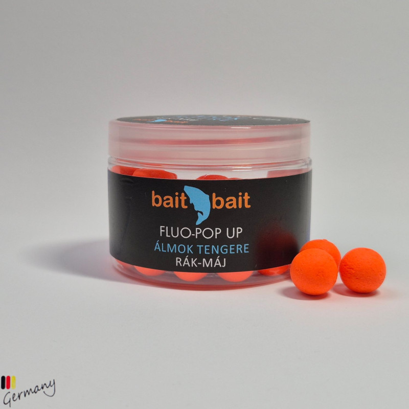 Fluo Pop Up Boilie (14mm): Álmok Tengere -  50g