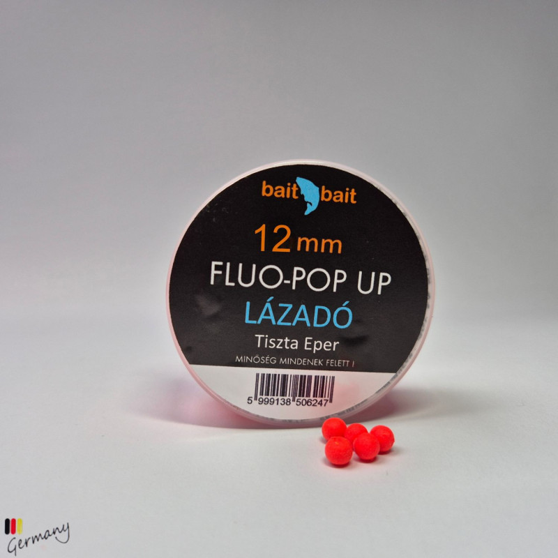 Fluo Pop Up Boilie (12mm): Lázadó  -  30g