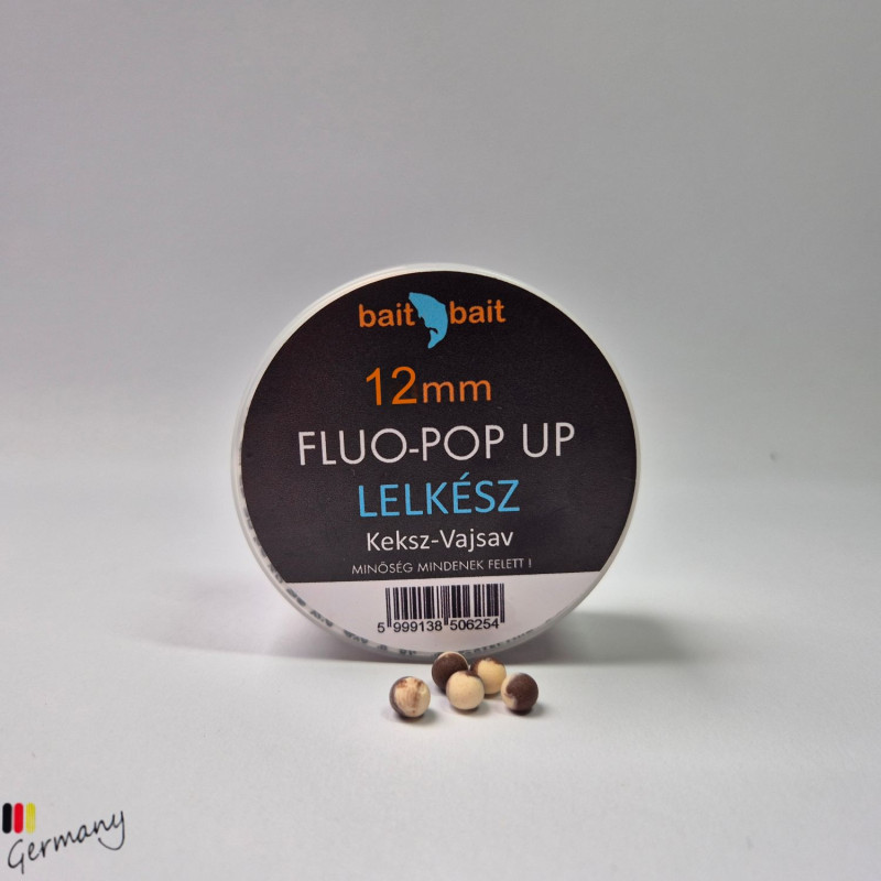 Fluo Pop Up Boilie (12mm): Lelkész  -  30g