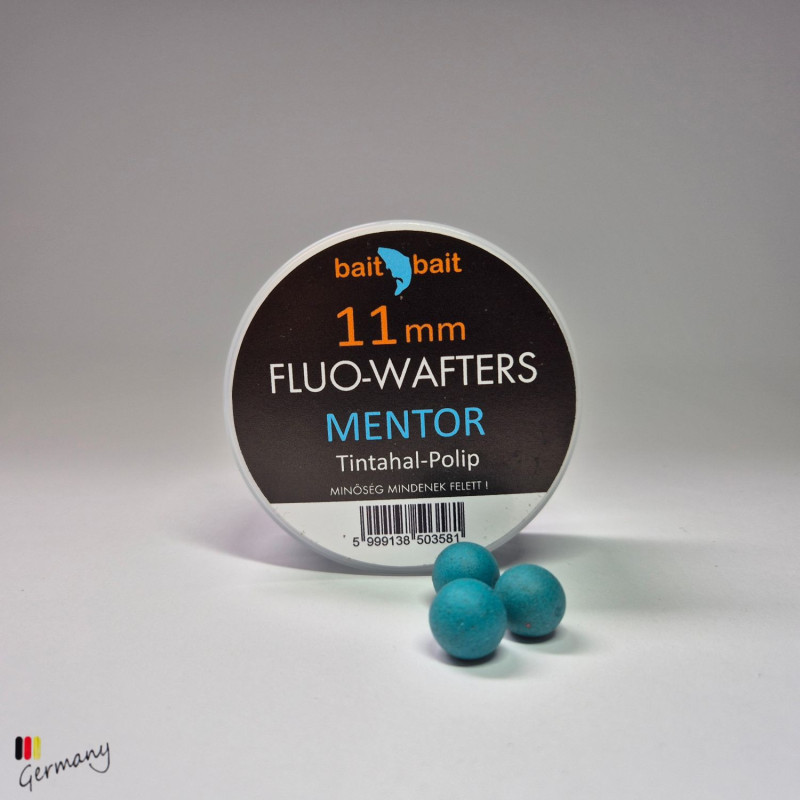 Fluo Wafters Boilie (11m): Mentor  -  20g