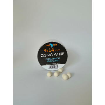 Zig-Rig Köder – Extra schwimmender Hakenköder 9x14 mm - White