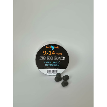 Zig-Rig Köder – Extra schwimmender Hakenköder 9x14 mm - Black