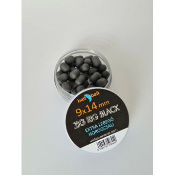Zig-Rig Köder – Extra schwimmender Hakenköder 9x14 mm - Black